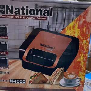 National Sandwich/Grill and Waffer Maker 3 in 1